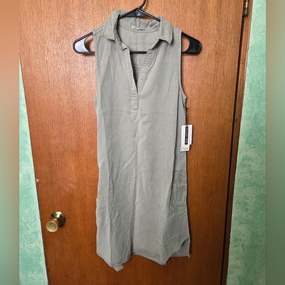 Dex A-Line Tencel Sleeveless Dress